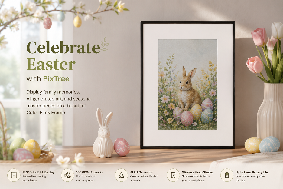 The Best E Ink Canvas for Easter Home Decor and Family Memories
