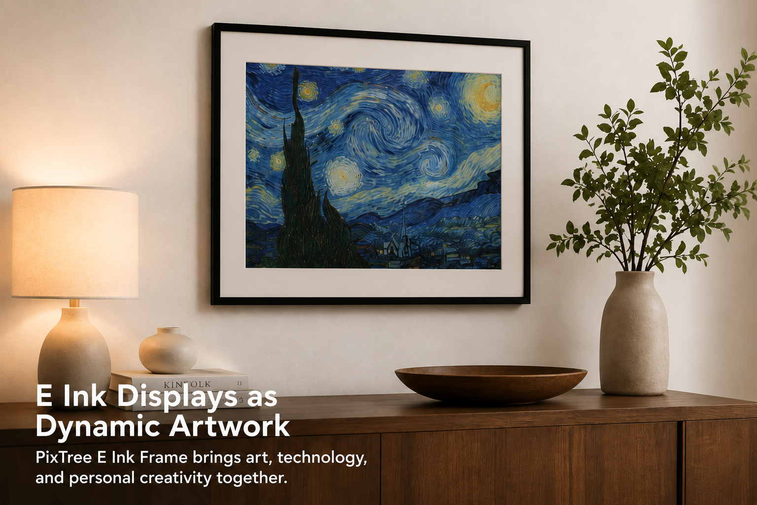 How Designers Use E Ink Displays as Dynamic Artwork: PixTree Introduces a New Vision for Modern Interior Design